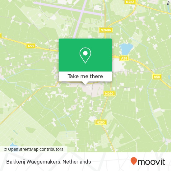 Bakkerij Waegemakers map