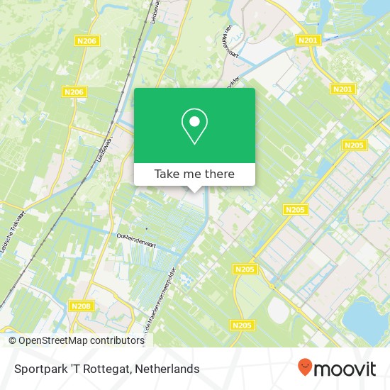 Sportpark 'T Rottegat map