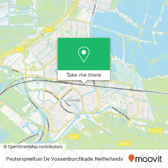 Peuterspeeltuin De Vossenburchkade map