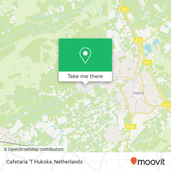 Cafetaria ’T Hukske map