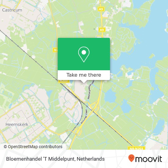 Bloemenhandel 'T Middelpunt map