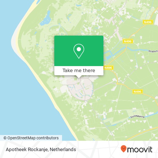 Apotheek Rockanje map