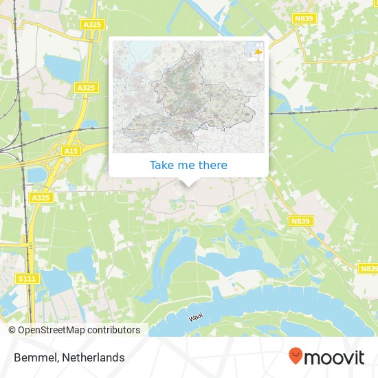 Bemmel map