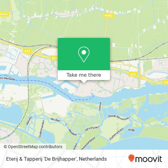 Eterij & Tapperij 'De Brijhapper' map