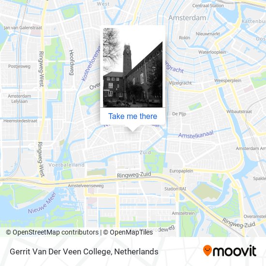 Gerrit Van Der Veen College map