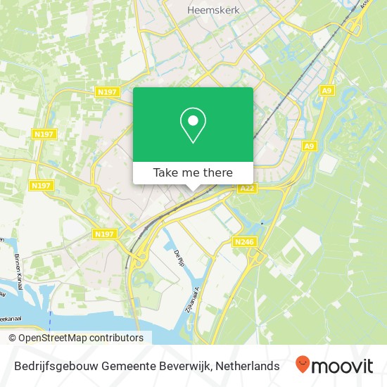 Bedrijfsgebouw Gemeente Beverwijk map