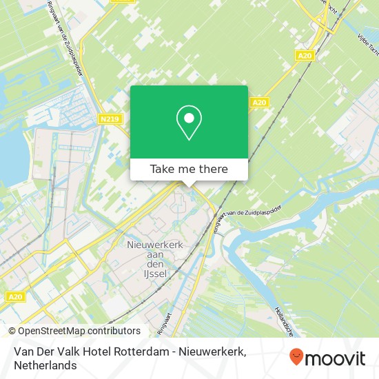 Van Der Valk Hotel Rotterdam - Nieuwerkerk Karte