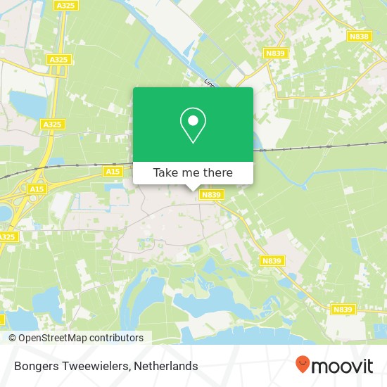 Bongers Tweewielers map