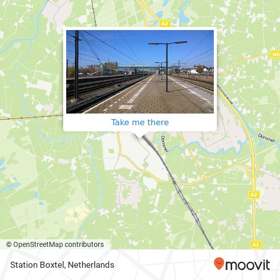 Station Boxtel map