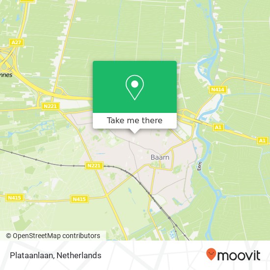 Plataanlaan map