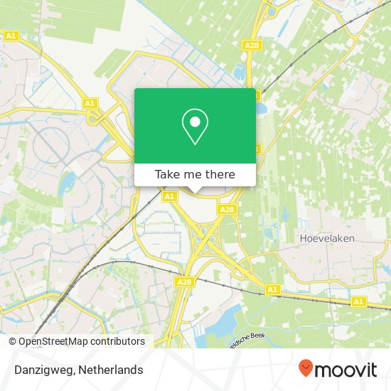 Danzigweg map