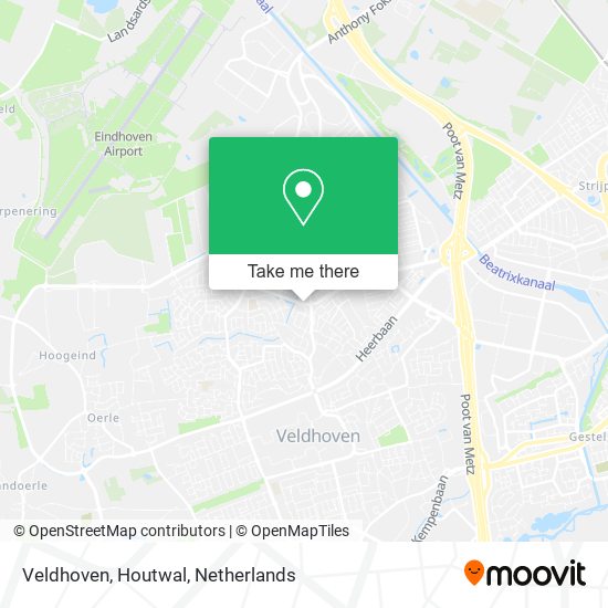 Veldhoven, Houtwal Karte