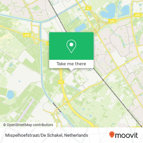 Mispelhoefstraat/De Schakel map