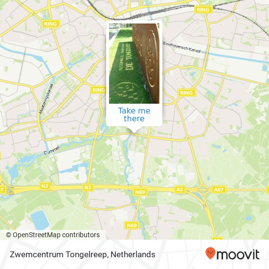 Zwemcentrum Tongelreep map