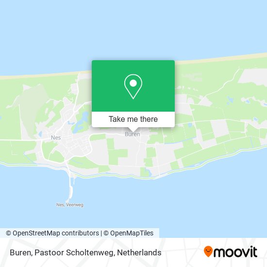 Buren, Pastoor Scholtenweg map