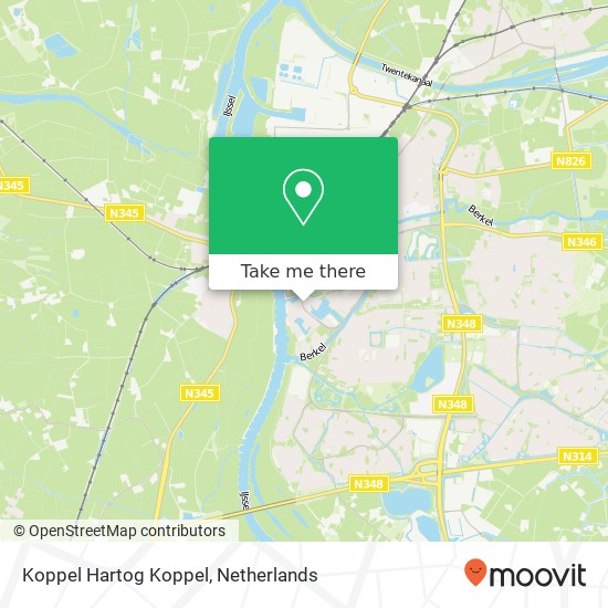 Koppel Hartog Koppel map