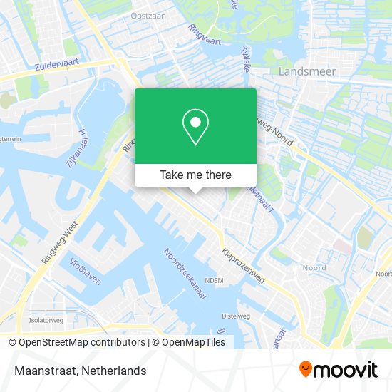 Maanstraat map