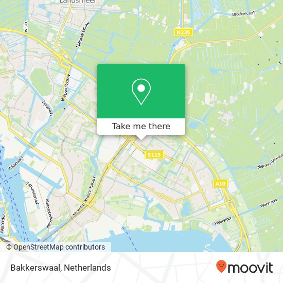 Bakkerswaal map