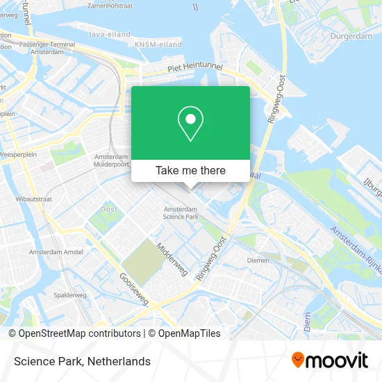 Science Park map
