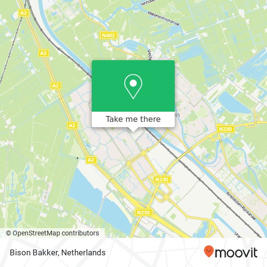 Bison Bakker map