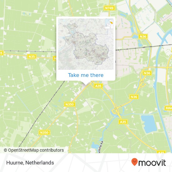 Huurne map