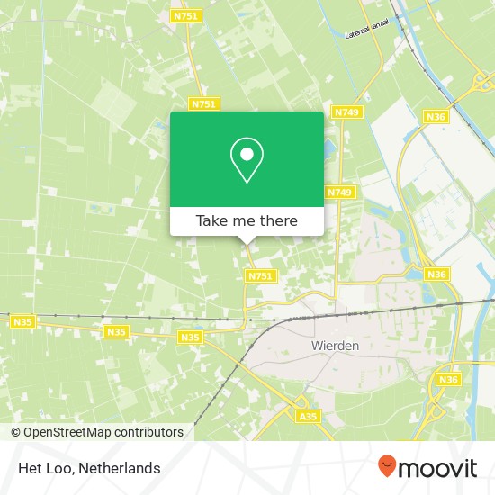 Het Loo map