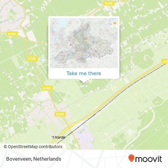 Bovenveen map