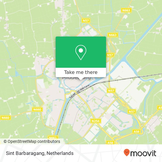 Sint Barbaragang map