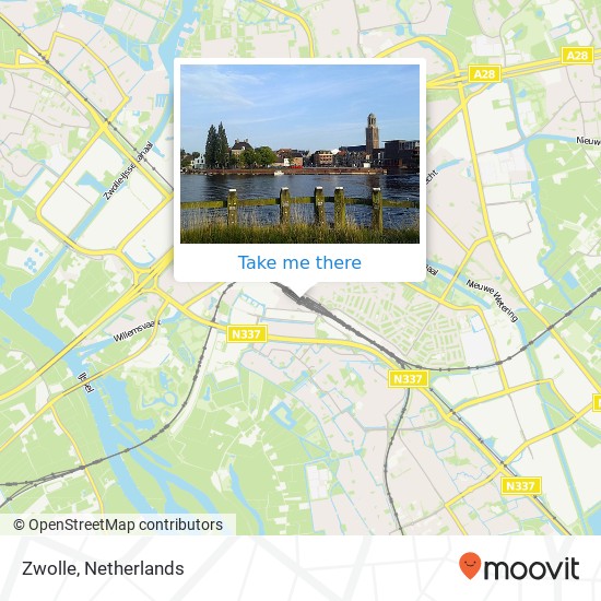 Zwolle Karte