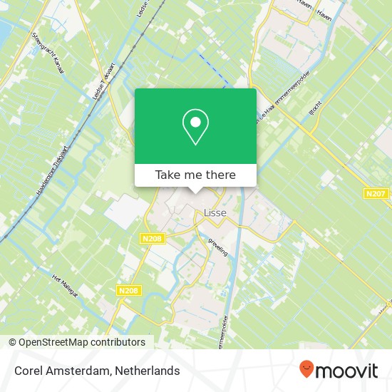 Corel Amsterdam Karte