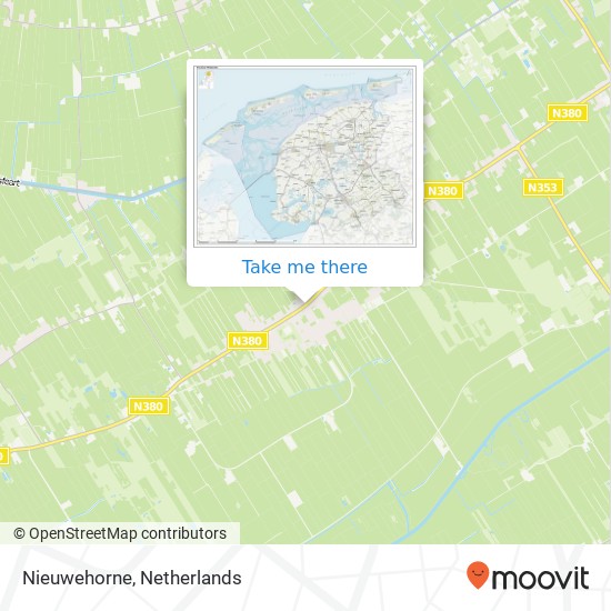 Nieuwehorne map