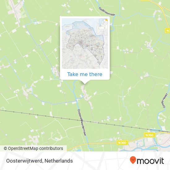 Oosterwijtwerd map