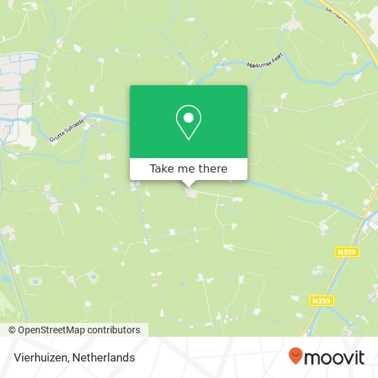 Vierhuizen map