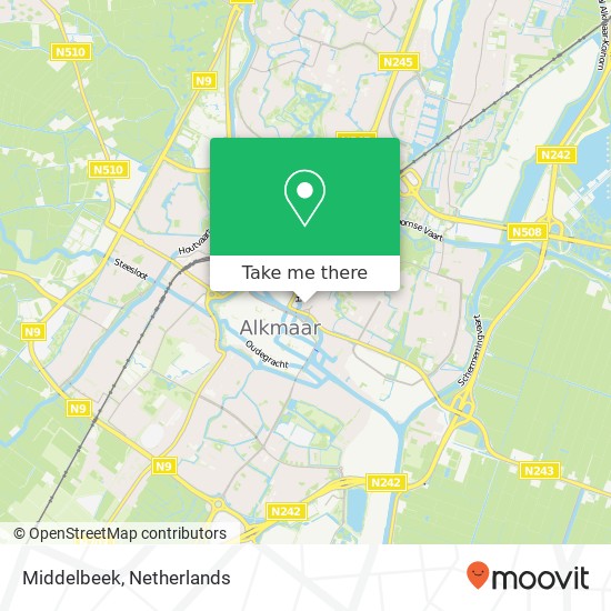 Middelbeek map