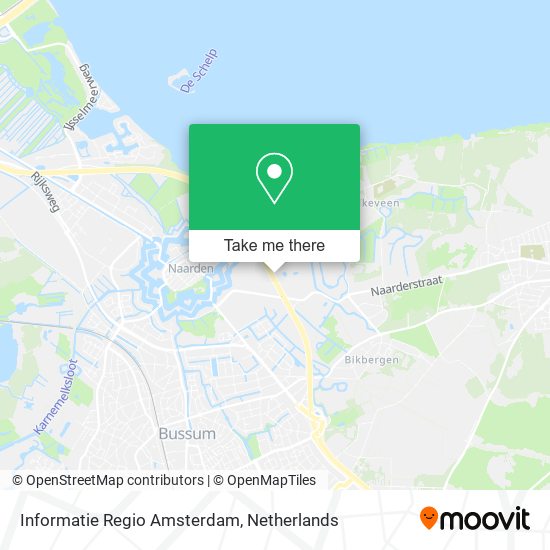 Informatie Regio Amsterdam map