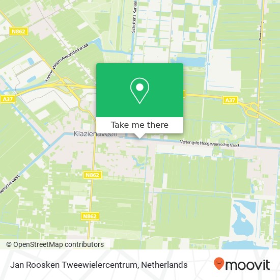 Jan Roosken Tweewielercentrum map