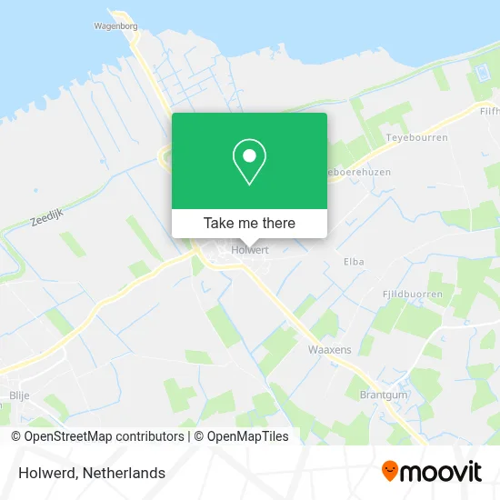 Holwerd map