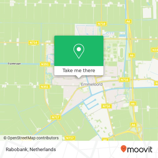 Rabobank map