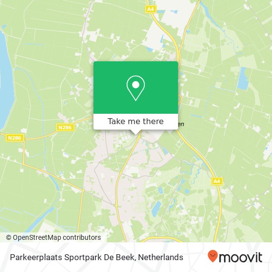 Parkeerplaats Sportpark De Beek map