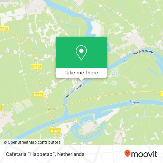 Cafetaria ""Happetap"" map