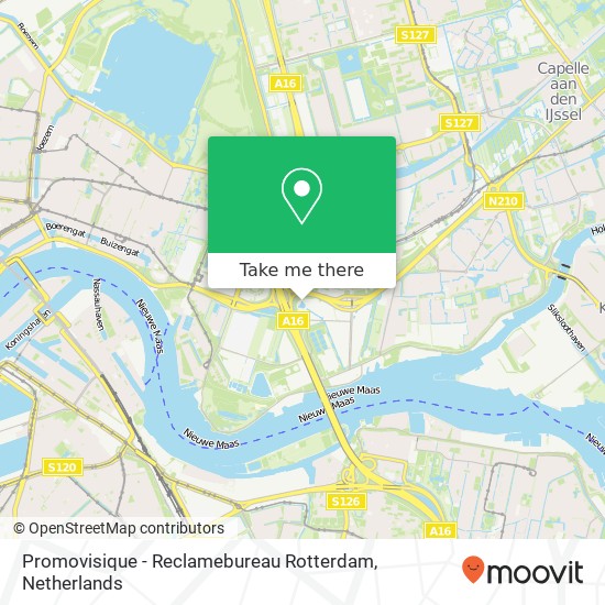 Promovisique - Reclamebureau Rotterdam map