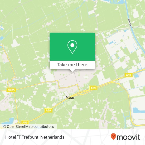 Hotel 'T Trefpunt map