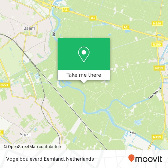 Vogelboulevard Eemland map