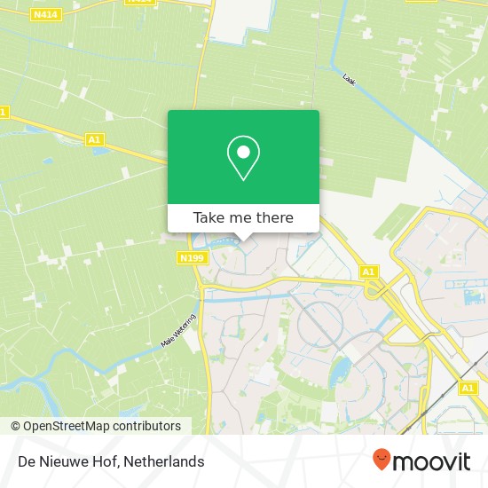 De Nieuwe Hof map