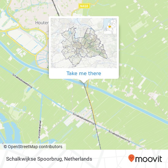 Schalkwijkse Spoorbrug map