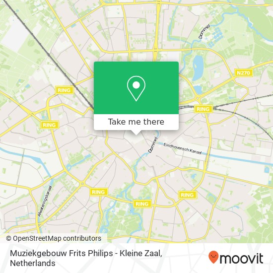 Muziekgebouw Frits Philips - Kleine Zaal map
