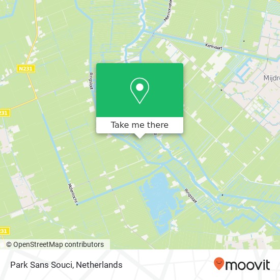 Park Sans Souci map