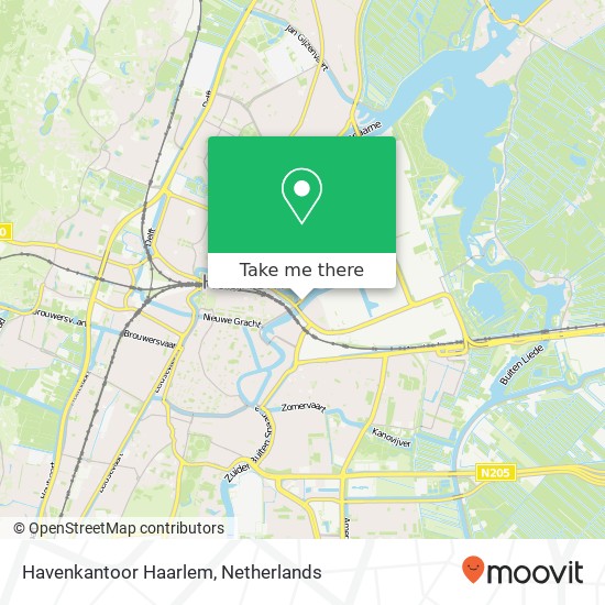 Havenkantoor Haarlem map