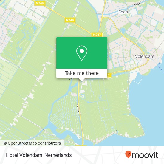 Hotel Volendam map