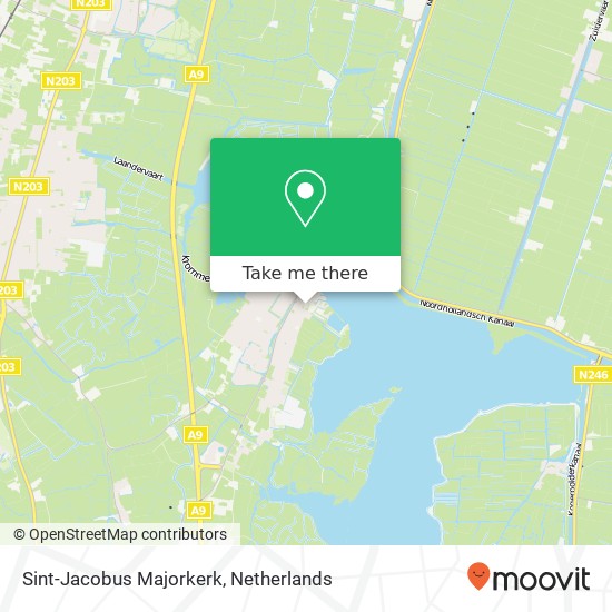 Sint-Jacobus Majorkerk map